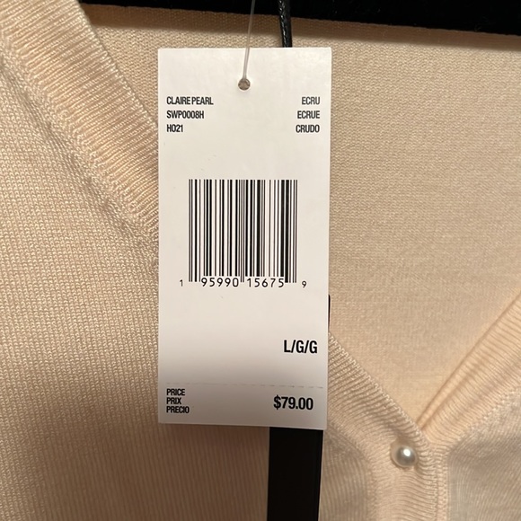 NWT BUFFALO Sweater. Cream color. Size Large. - Picture 4 of 8